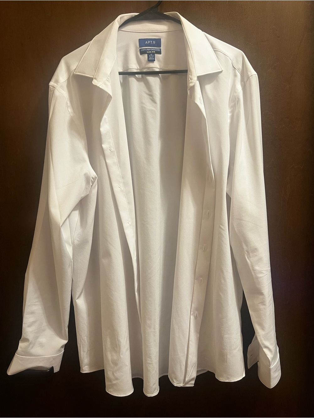 Apt. 9 White Button Down Shirt